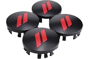 ZORRATIN (Set of 4) 63mm=2.5 inches // Slash Wheel Center Cap Covers HubCap Emblem Badge Trim for Dodge Charger Challenger Durango Hornet Dart R/T SRT Magnum Nitro Journey Caliber Avenger and Ram and Jeep