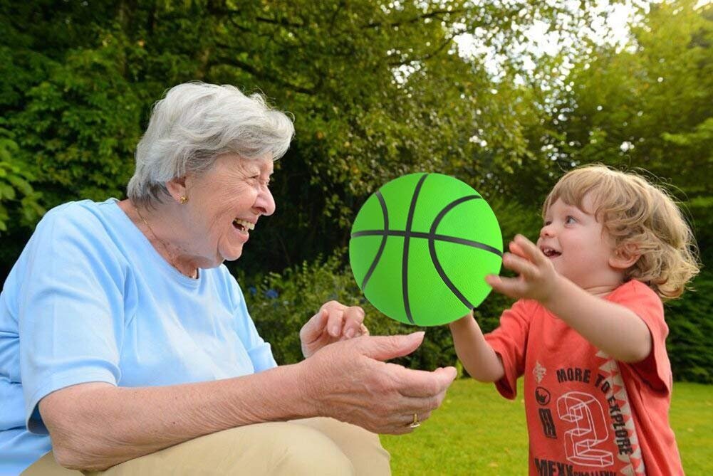 Mini Basketball for Kids,HUNFS 5 Inch Small Basketball (Soft and Bouncy +Bright Color+Environmental Protection Material)