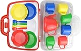 Vinsani 15 Piece Colourful Plastic Tea Party Set for Kids 3+ with Case view 3