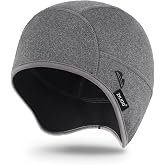 Zylioo 2XL/XL/L/M/S Fleece Skull Cap,Thermal Ski Hats,Cycling Helmet Liner,Winter Athletic Beanie Hat for Men Women