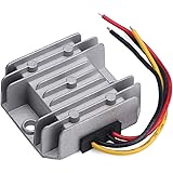 DROK® Waterproof Synchronous DC-DC Converter Buck 5.5-32V to 1-27V Voltage Regulator 24V to 12V to 5V 5A Adjustable VDC Solid Durable Power Supply Board