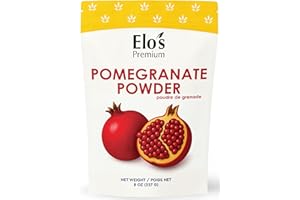 Pomegranate Powder 8oz (227g) – Freeze-Dried Fruit Powder for Smoothies, Baking, and Natural Color BY ELO’S PREMIUM