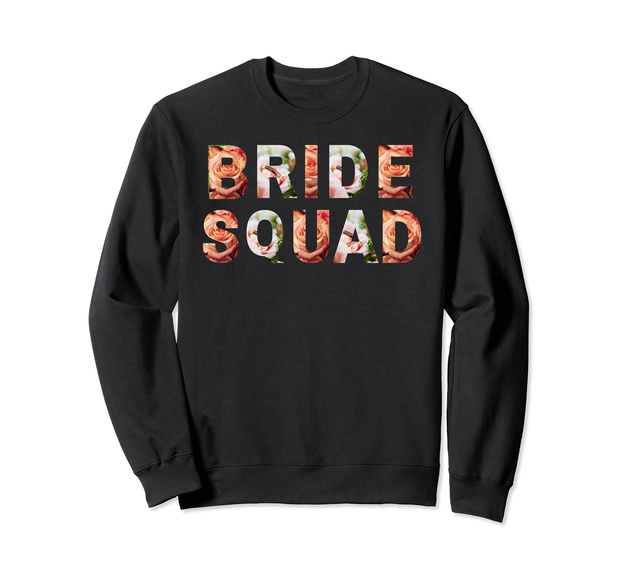 Elegant Bride Squad Wedding Shower Wedding Idea For Women Sweatshirt