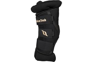 Back on Track Royal Padded Hock Boots Deluxe w/Holes - Equestrian Protective Supportive Horse Hock Boots with Hook & Loop Closure