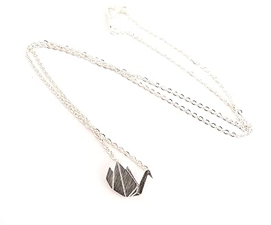 Vogel Kette Origami Schwan