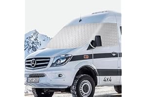 VANNCAMP Windshield Cover for Mercedes Benz Sprinter 2007-2024, RV Front Window Cover