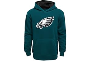 Outerstuff NFL Kids Youth 4-20 Official Primary Logo Embroidered Prime Pullover Fleece Lined Hoodie Sweatshirt
