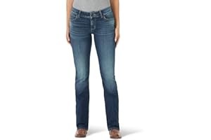 Wrangler Women's Cash Mid Rise Vented Hem Ultimate Riding Jean