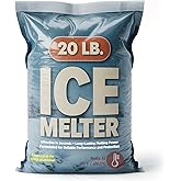 Maple99 Ice Melt Safer for Concrete-20 lb Bag, Ice Crusher Blend Snow Salt Ice Melt, Salt for Snow and Ice Removal, Sidewalk Salt, Driveway Salt, Snow Melt is Effective Up to -15