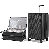 mixi 24 Inch Large Expandable Checked Luggage PC