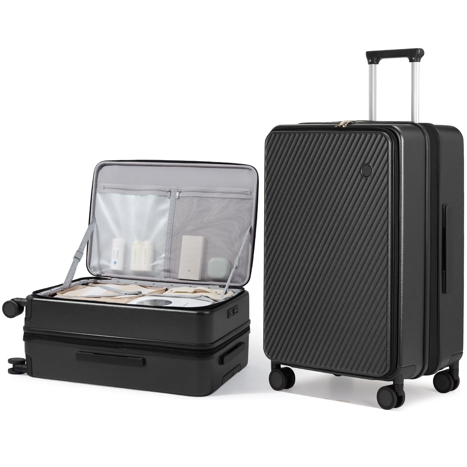 mixi 24 Inch Large Expandable Checked Luggage PC