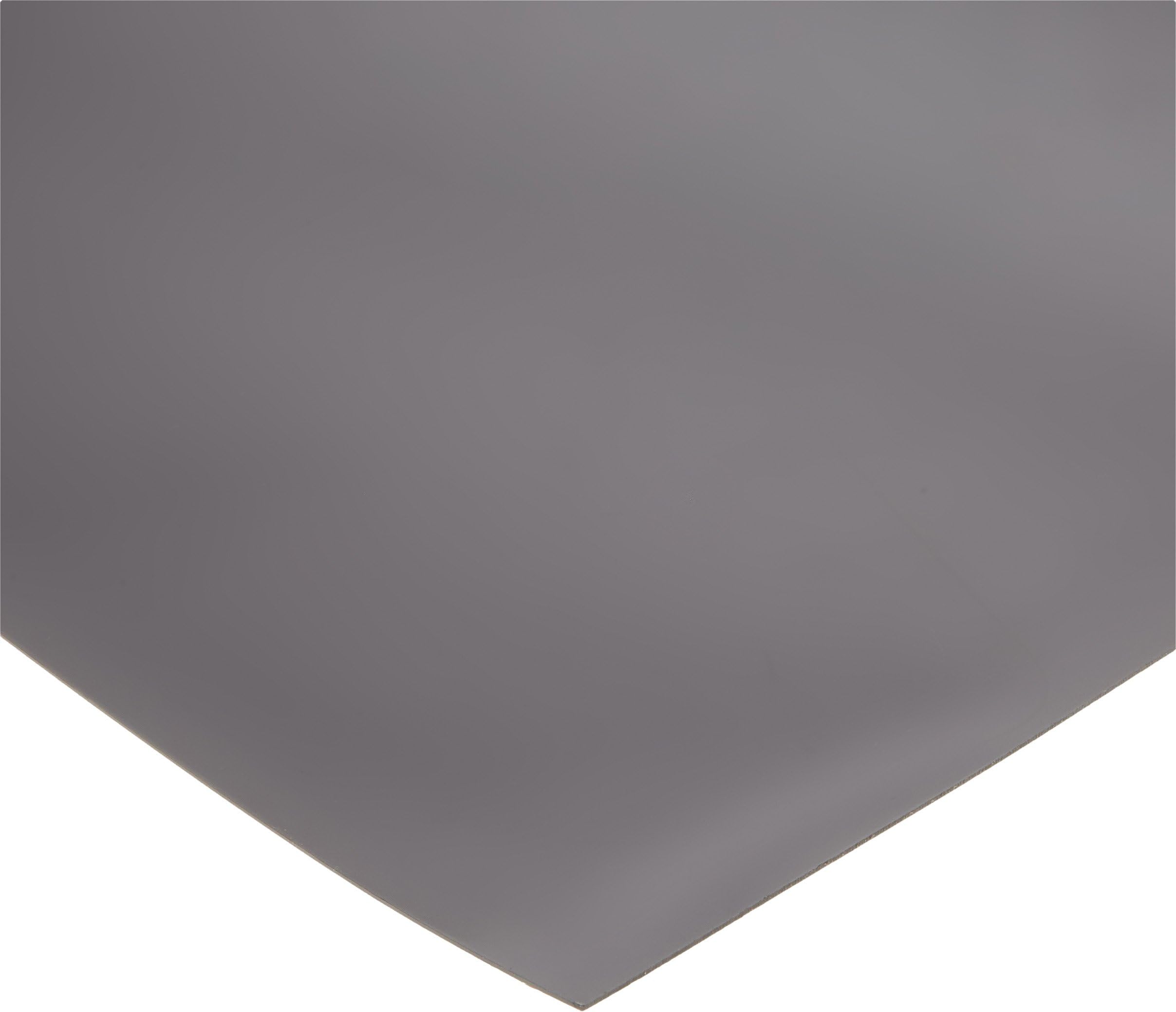 Nylon 6/6 Sheet, Opaque Black, Standard Tolerance, ASTM D5989, 1/16" Thickness, 12" Width, 12" Length