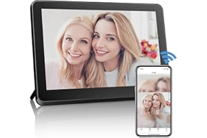 Atatat 10.1 Inch WiFi Digital Photo Frame with Unlimited Free Data Smart Picture Frame APP and Email Bulk Photo Upload, Use Friendly to The Elderly