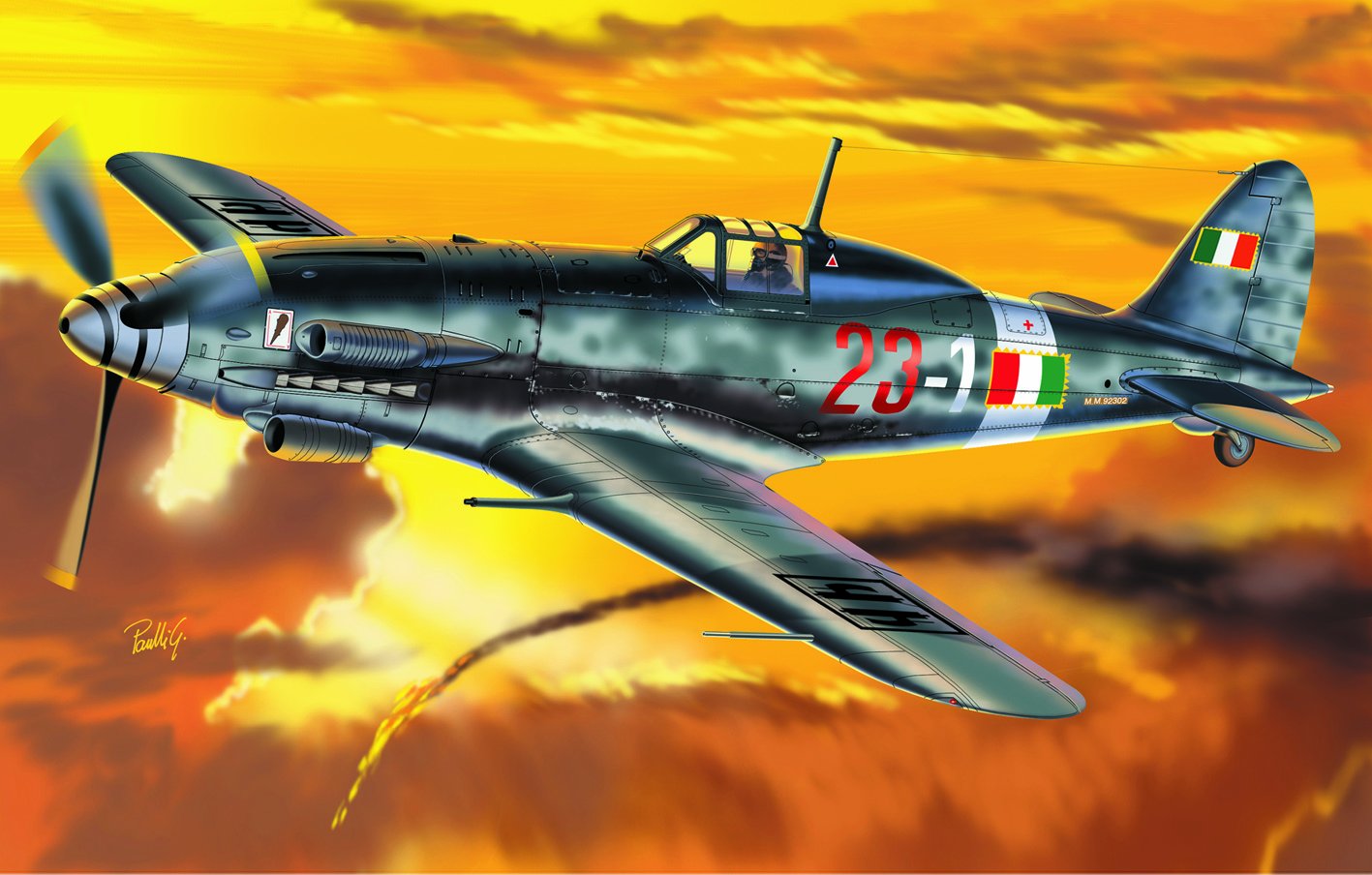 The Hobby Company Italeri 1227S MC. 205 Veltro