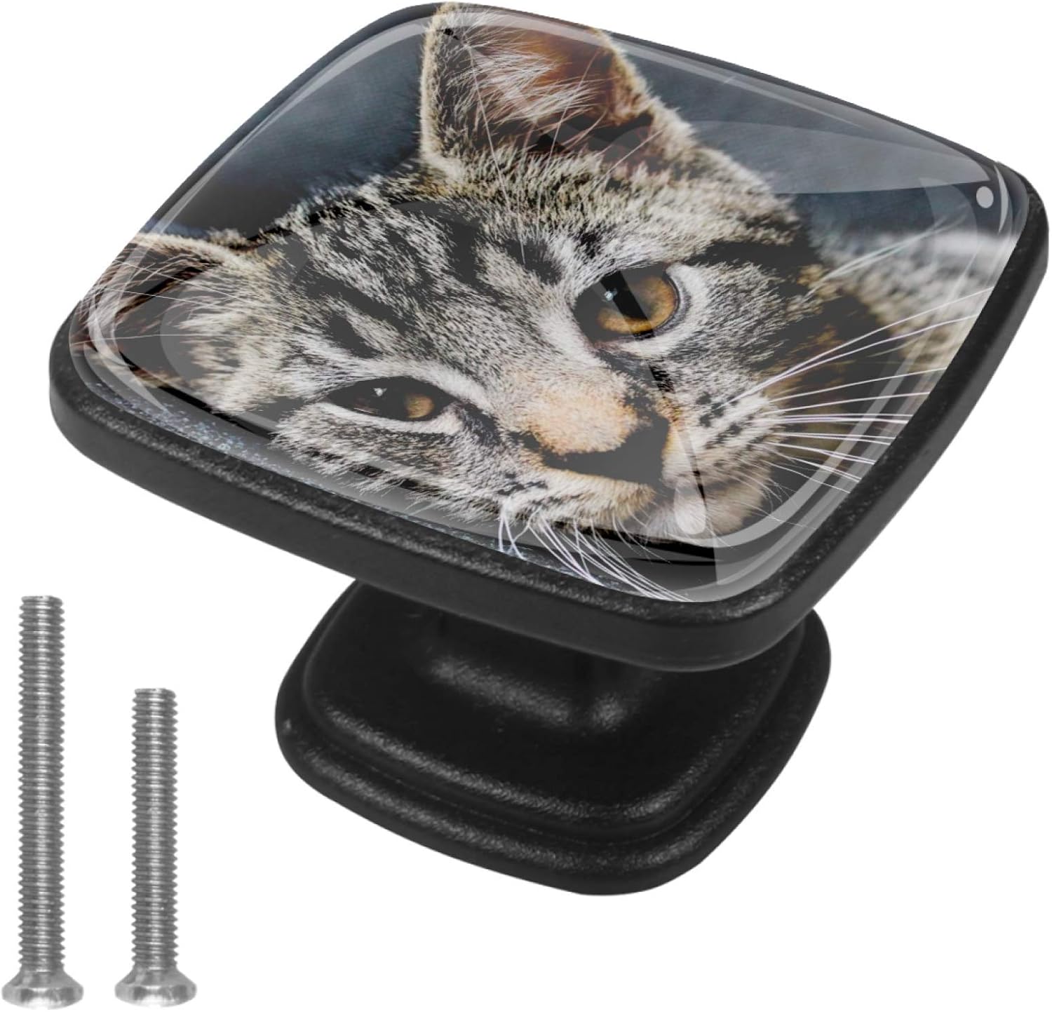 Yumansis Tiradores de perillas de gabinete Gato Perezoso Tiradores de