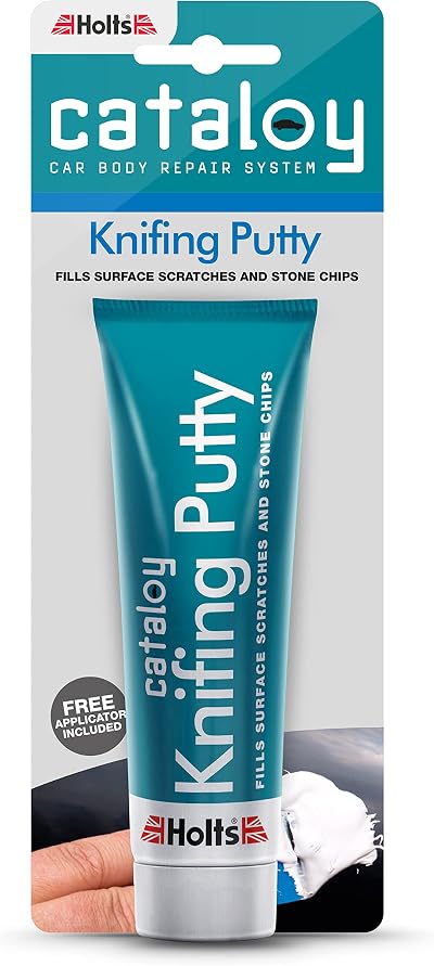 Holts Cataloy Car Body Filler 100g Knifing Putty Fills Scratches Chips