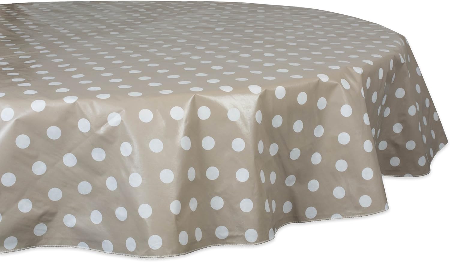 Tablecloth Red Polka Dot With Umbrella Hole 52 X 70 Patio Waterproof Or Indoor