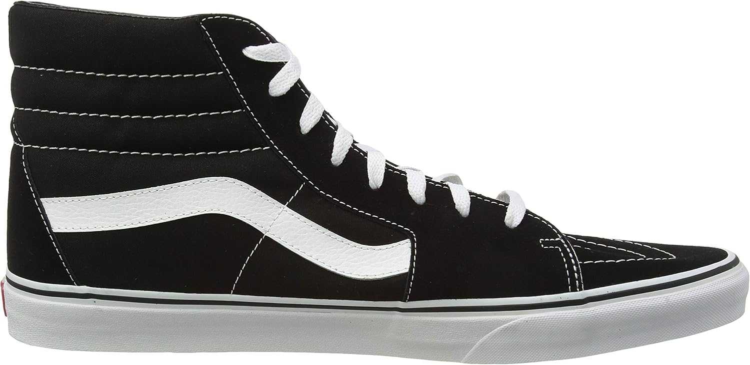  | VANS Sk8-Hi Unisex Casual High-Top Skate Shoes, Comfortable and Durable in Signature Waffle Rubber Sole | Skateboarding