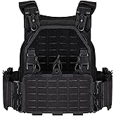 PIKEON Tactical Vest for Men Quick Release Adjustable Airsoft Vest Laser-Cutting Modular Lightweight Vest