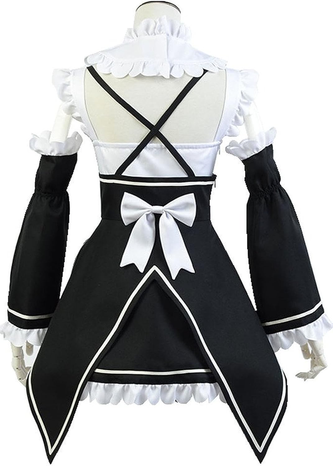 Ya-cos Re Life in a Different World from Zero Manga Zero Rem/Ram Maid Dress Outfit Cosplay Costume: Clothing