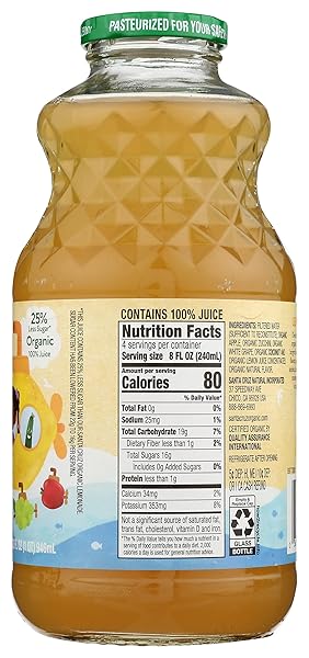 SANTA CRUZ ORGANIC ORGANIC LEMONADE SENSIBLE SIPPERS, 32 FZ
