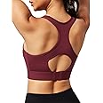 Ewedoos High Impact Sports Bras for Women High Support Push up Sports Bra Racerback Sports Bras Workout Bra Running Bra