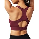 Ewedoos Sports Bras for Women High Support High Impact Sports Bras for Women Large Bust Push up Racerback Workout Running Bra