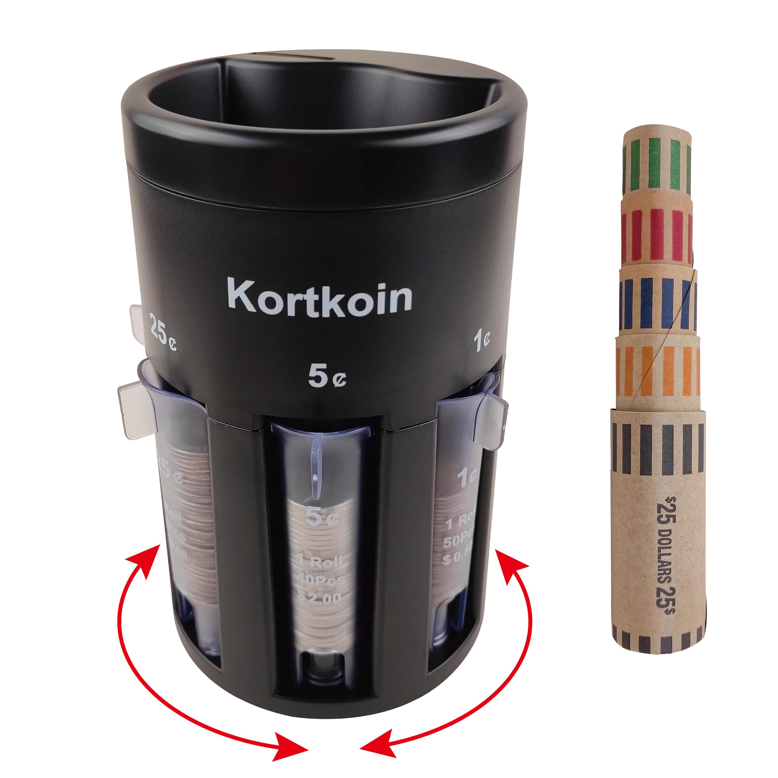 Kortkoin Automatic Coin Sorter 5-IN-1 Coin Counter