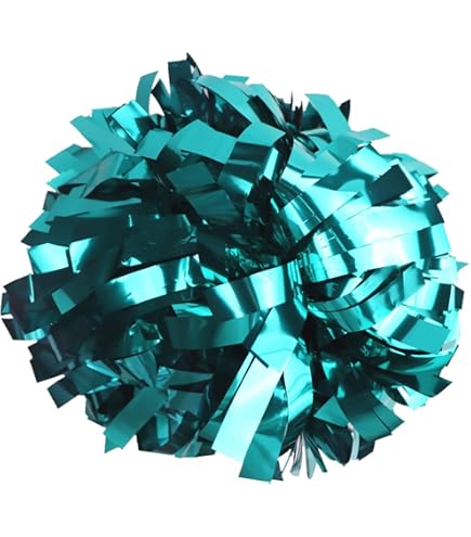 Amazon.com : Metallic Cheerleader Cheerleading Pom Poms 6