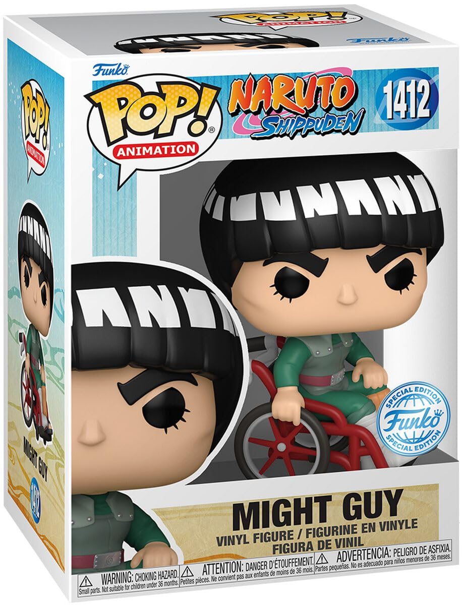 Funko Pop! - Naruto Shippuden #1412 Might Guy Special Edition Figure 3.5"