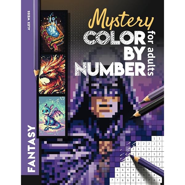 Amazon.com: Mystery Mosaic Color by Number for Adults Animals