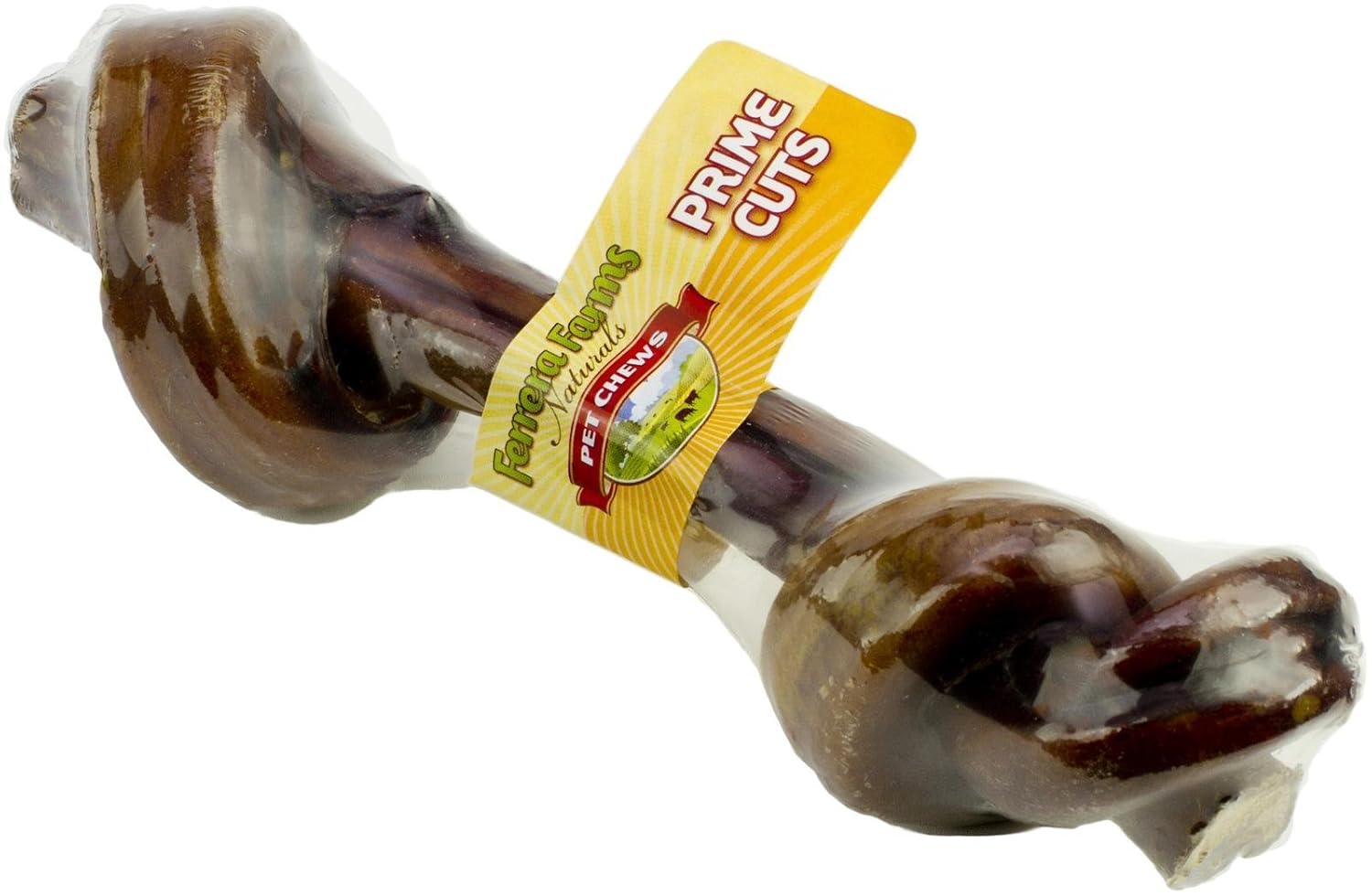 Ferrera Farms Bully Stick Knotted Bone 68" Pet