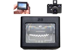 28mm Waist Level Viewfinder - Retropia Optical Waist Level Viewfinder, with 35/50 or 40 Frame Lines, Shoe Foot Position-Adjus