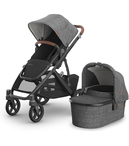 UPPAbaby Vista V3 Stroller + Bassinet V3 - Convertible Single-to