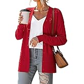 Jouica Women's Cardigan Sweaters 2025 Long Sleeve Cardigans for Women Lightweight Trendy Corchet Hollwed-Out V-Neck Sweater