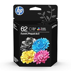 HP 62 Black/Tri-color Ink Cartridges for HP