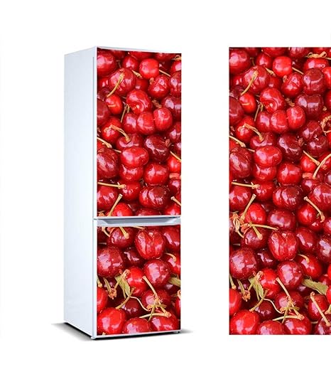 Pegatinas 3D Vinilo para Frigorifico Cerezas | Varias Medidas ...