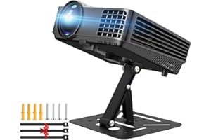 2-Be-Best Desktop Projector Stand, 1/4" Screw Foldable Desk/Wall/Ceiling Projectors Mount Stand, Adjustable Mini Projector St