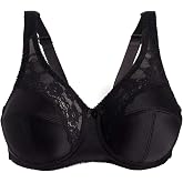 Cortland Intimates Style 7104 - Full Figure Underwire 3 Piece Cup with Lace