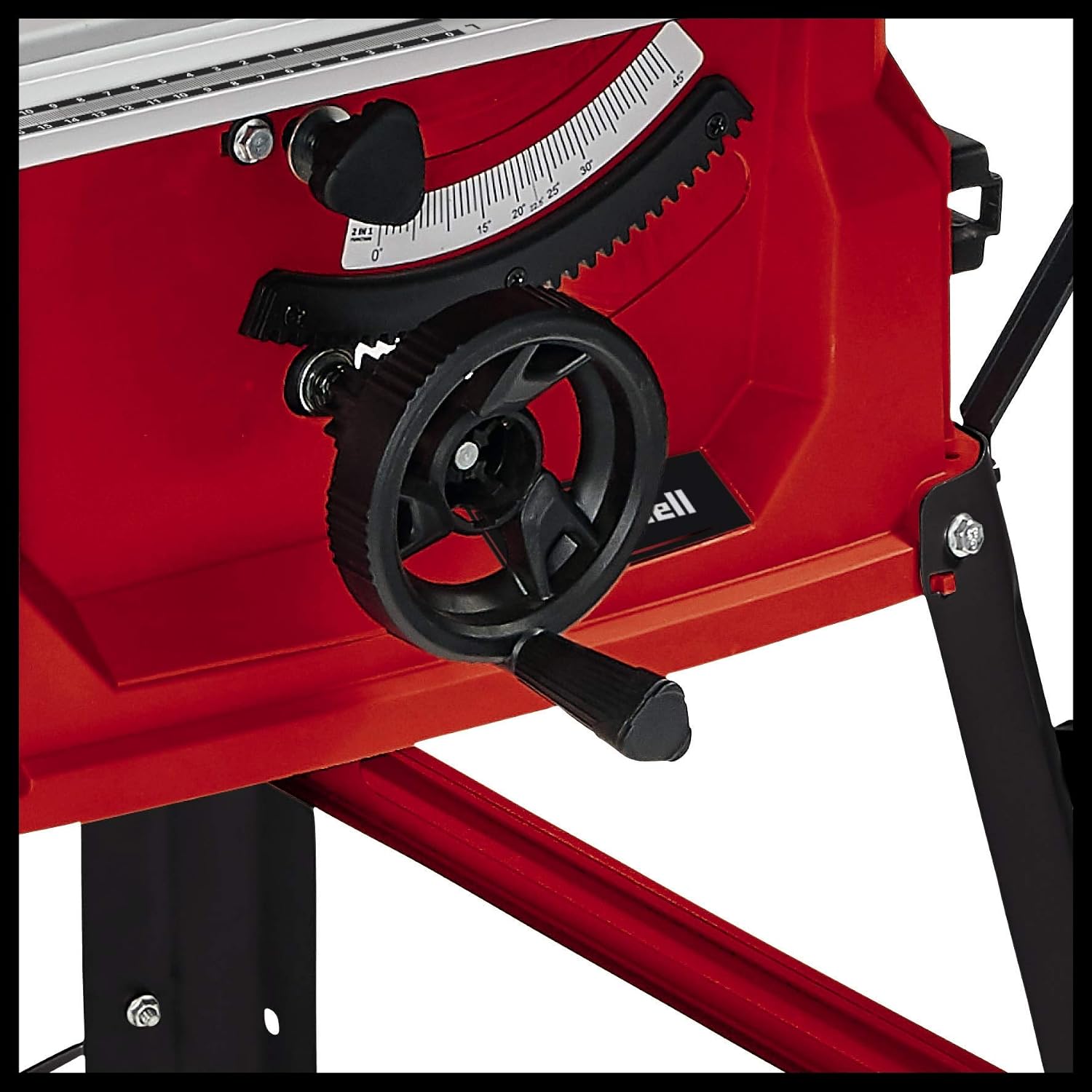 Einhell Table Saw with Stand 2000W, Saw Blade with Height/Angle Adjustment Facility, Parallel Stop, Angle Stop +/- 60° - Image 4