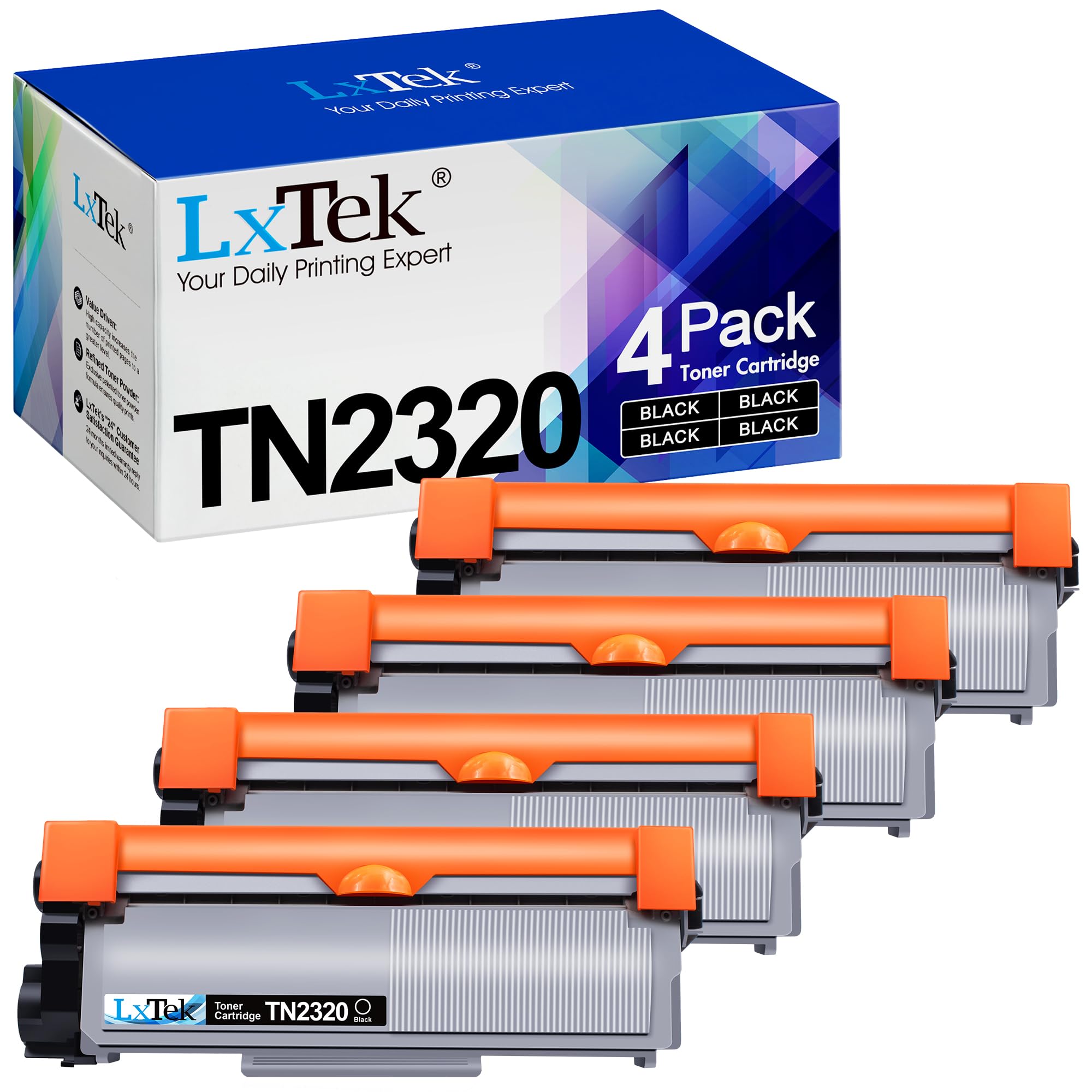 TN2320 Toner Cartridges Replacement for Brother TN-2320 TN2310 TN-2310 Compatible for Brother MFC-L2700DN HL-L2340DW HL-L2365DW HL-L2360DN HL-L2300D DCP-L2500D DCP-L2520DW MFC-L2720DW