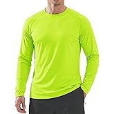 Boladeci Men's UPF 50+ Sun Protection UV SPF Shirts Long Sleeve Lightweight Quick Dry Swim T-Shirts Rash Guard