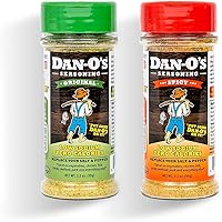Dan-O's Seasoning Starter Pack - All Natural, Low Sodium, No Sugar, No MSG - Two (2) 3.5 oz Bottles
