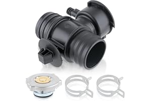 CARBBIA 55116901AA Radiator Coolant Filler Neck Radiator Hose Connector with Engine Radiator Cap Compatible with Chrysler Sebring Compatible with Dodge Charger Compatible with Jeep Grand Cherokee