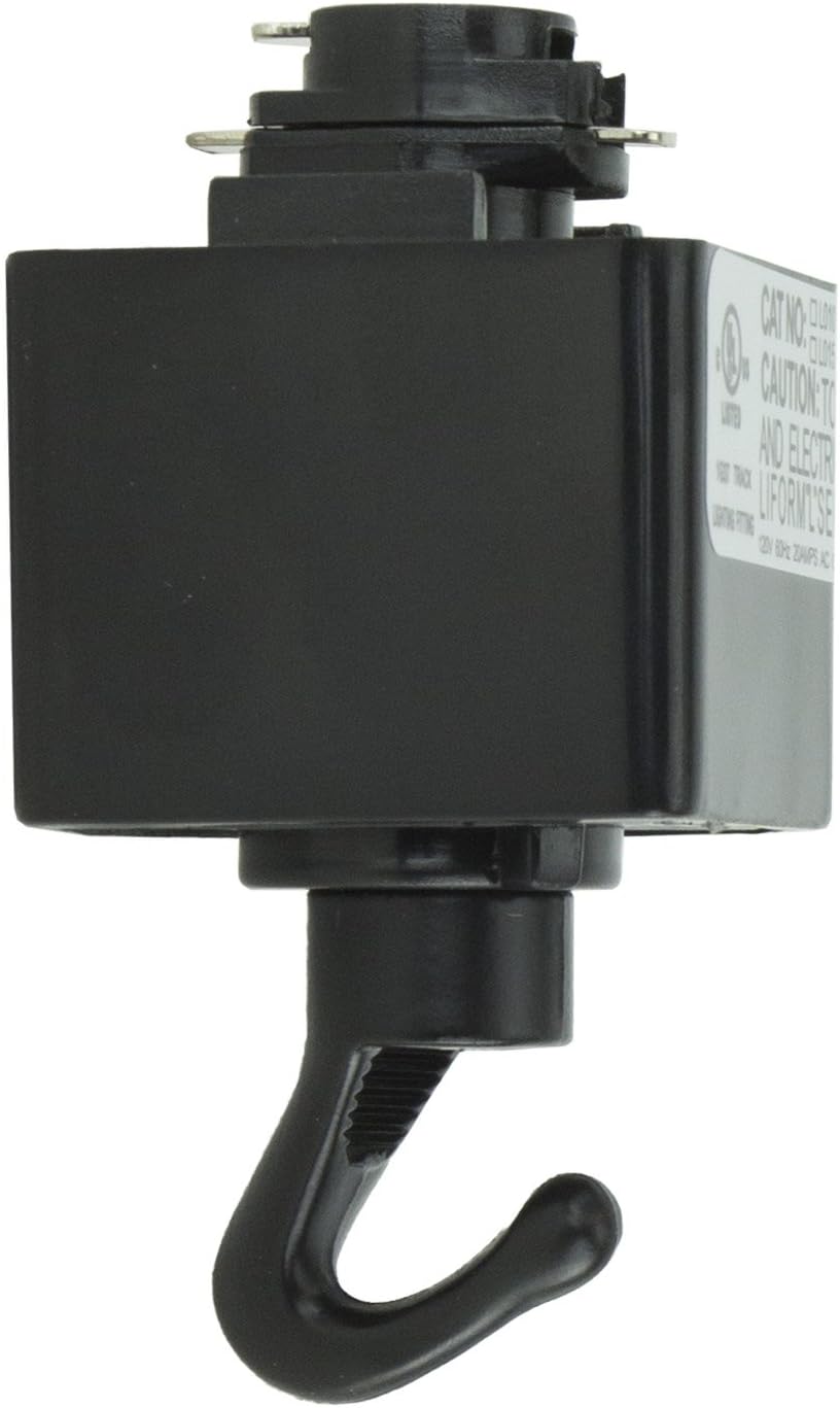 DirectLighting H System Track Adapter with Hook H870BK (Black
