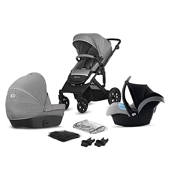 kinderkraft grey pram