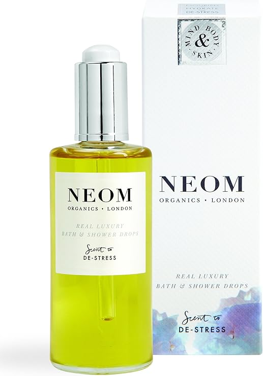 Neom Organics London Real Luxury Bath & Shower Drops, 100ml Amazon.co