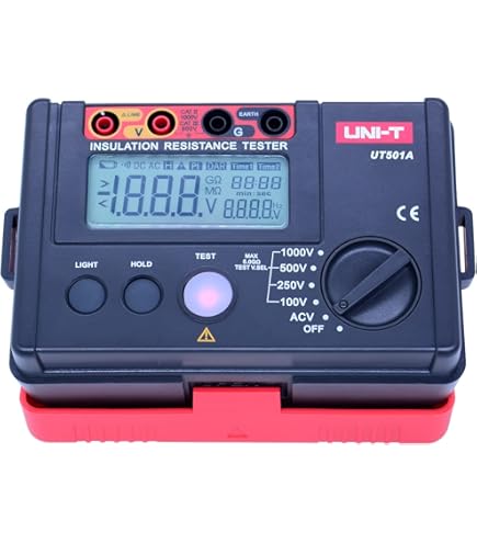 UNI-T UT512 Insulation Resistance Tester 2500V PI DAR Analog Bar USB Interface