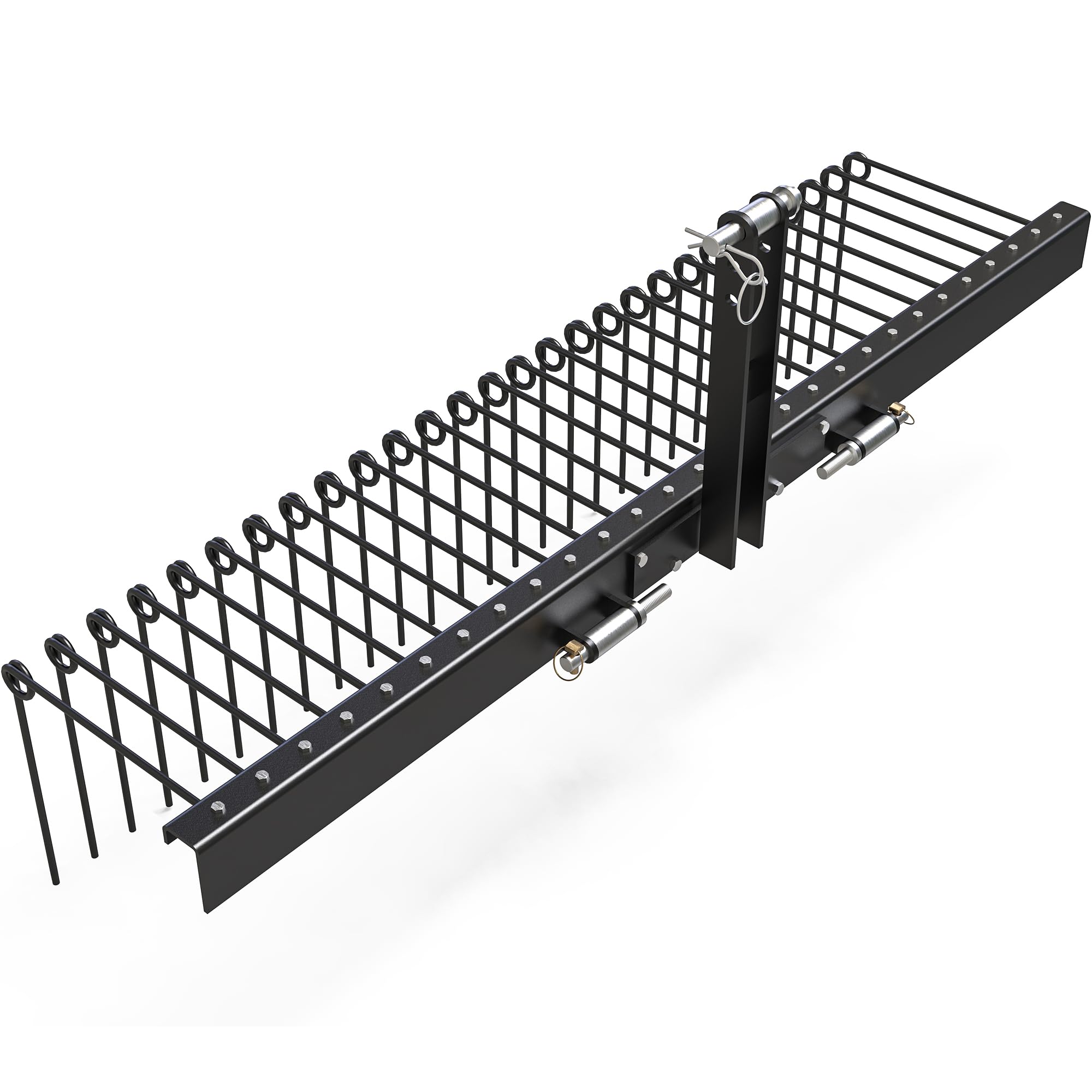 YINTATECH 72in 3 Point Tractor Rake, Pine Straw