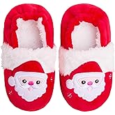 Knemksplanet Toddler Boys Girls Fuzzy Slippers Kids Cute Cartoon Unicorn Dinosaur Bunny Shoes Non-Slip Animals Fluffy Plush House Slippers Fur Lined Warm Indoor Bedroom Shoes